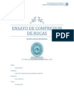 Ensayo de Compresion de Rocas