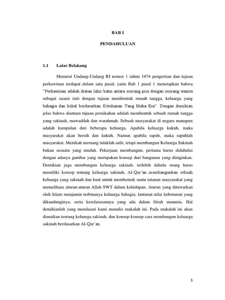 Bab I Pendahuluan
