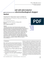 Multi-DOF and Sub-Micrometer Piezoelectric-Electrorheological Stepper Motor