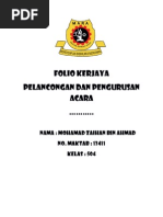 Contoh Folio Kerjaya (Bidang Pelancongan)