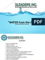 Ecoleaders Inc Ecoloblue Presentation Manual