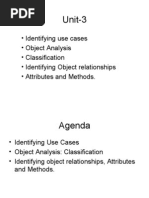 Identifying Use Cases - Object Analysis - Classification