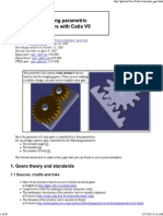 CSM Designing Parametric Spur Gears With Catia V5