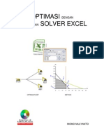 Optimasi Dengan Menggunakan Solver Excel