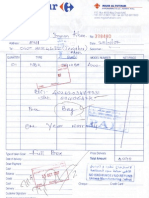 Toshiba Invoice