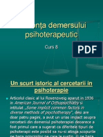 Eficienta Demersului Psihoterapeutic Curs 9