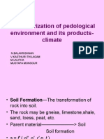 Characterization of Pedological Environment and Its Productsclimate