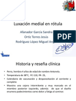 Luxación Medial de Rotula