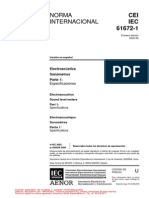 Iec 61672-1 - Electroacustica - Sonometros