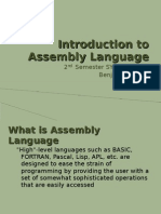 Introduction To Assembly Language
