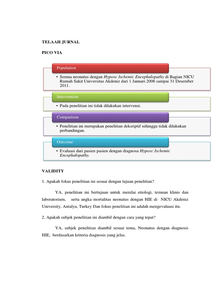Telaah Jurnal Pico Via Pdf