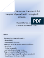 Aspecte Moderne Ale Tratamentului Complex Al Parodontitei Marginale