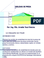 Expo Estabilidad de Presa Tacsi