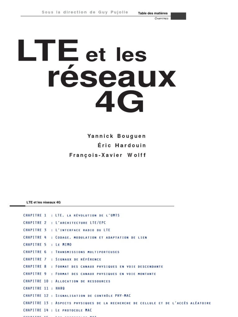 LTE et Réseaux 4G : Guide Complet | PDF | 4G | Radiocommunication