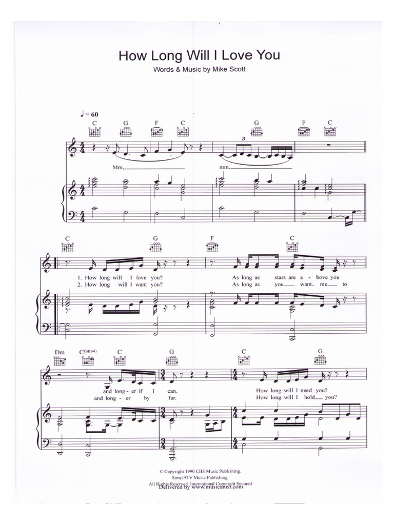 How Long i Will Love You