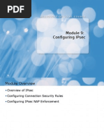 Module 9: Configuring IPsec