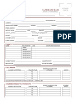Infopro Application Form