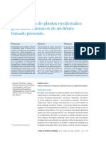 biotenología plantas medicinales