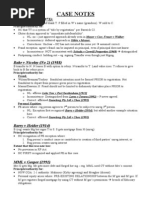 Case Notes civil litigation