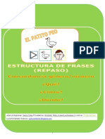 Fichas Estructura Frases Patito