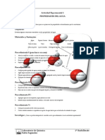 Actividad Experimental 1( Prop. Del Agua)