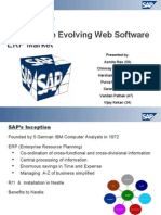 SAP and The Evolving Web Software ERP Market: A Case Study On.