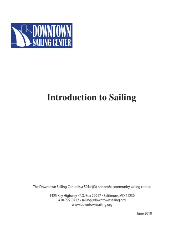 Introduction To Sailing | PDF
