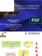 Química aplicada al petróleo: Escamas orgánicas e inorgánicas