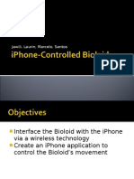 iPhone Controlled Bioloid by Jawili, Laurin, Marcelo, Santos