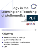 Technology in The Learning and Teaching of Mathematics: Daniel Leong, PHD Seameo Recsam Ckleong@Recsam - Edu.My