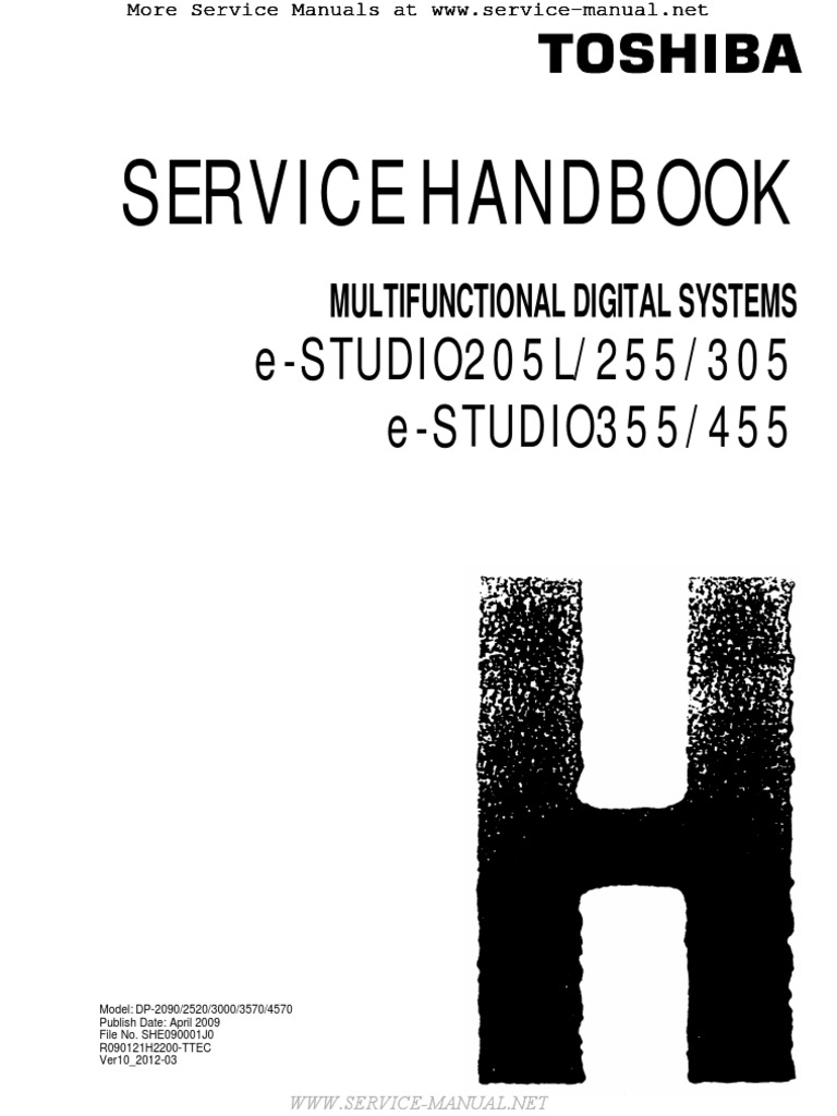 E Studio 2830c Repair Manual