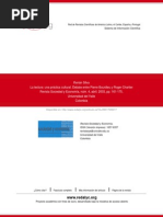 La Lectura Una Practica Cultural. Debate Entre Pierre Bourdieu y Roger Chartier