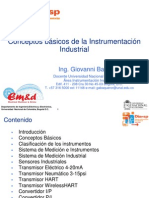 Generalidades de Instrumentacion Industrial