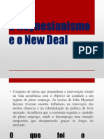 O Keynesianismo e o New Deal