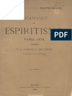 Almanaque Del Espiritismo. 1874