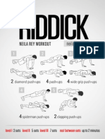 Riddick Workout