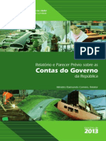 Relatório e  Parecer Prévio do TCU sobre as Contas da Presidente da República - 2013