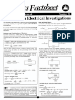 Accuracy in Electrical Investigations