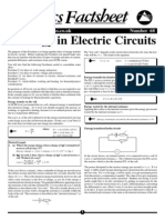 Energy in Electric Circuits