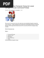Download Cara Mematikan Komputer Orang Lain Lewat Jaringan LAN Dan Command Prompt  by Ammank Abu Nawas SN228523458 doc pdf