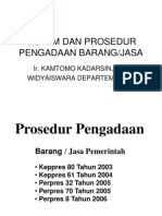 Sistem Dan Prosedur Pengadaan Barang Jasa