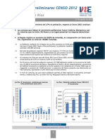 Informe Resultado Preliminar Los Ríos Censo 2012