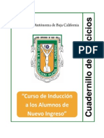 Cuadernillo Ejercicios Curso Induccion