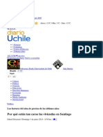 Por Qué Están Tan Caras Las Viviendas en Santiago Diario y Radio Uchile