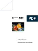 TEST ABC Trabajo