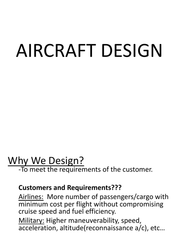 Aircraft Design | PDF | Airplane | Takeoff