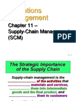 Operations Management: Chapter 11 - Supply-Chain Management (SCM) Chapter 11 - Supply-Chain Management (SCM)