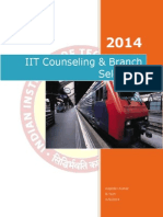 IIT Counseling Branch Selection Guide