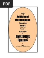 Simultanous Equation 2012