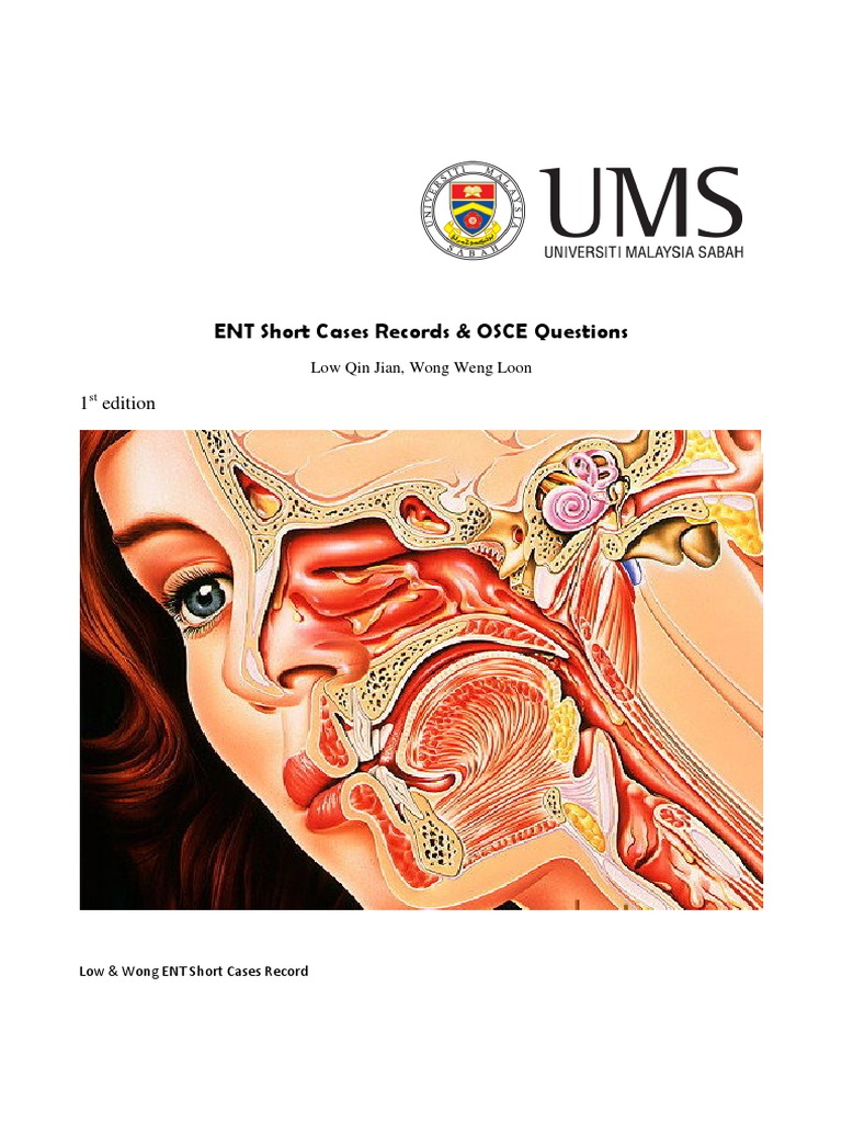 ENT OSCE Short Cases and Questions | PDF